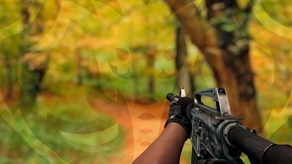 M4A1-S Basilisco com Luva Nocts