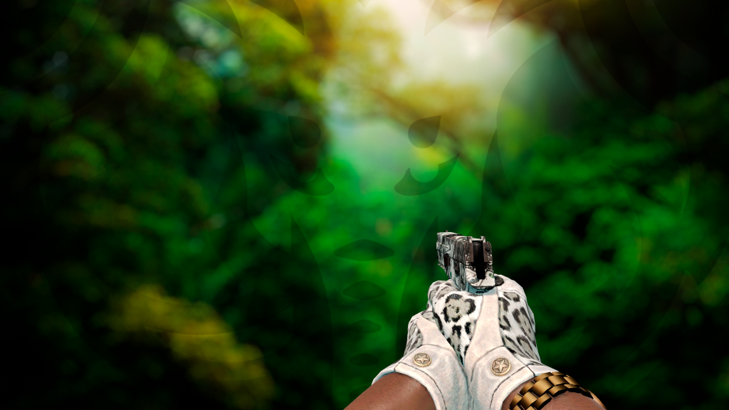 P250 Franklin com Luva Leopardo da Neve