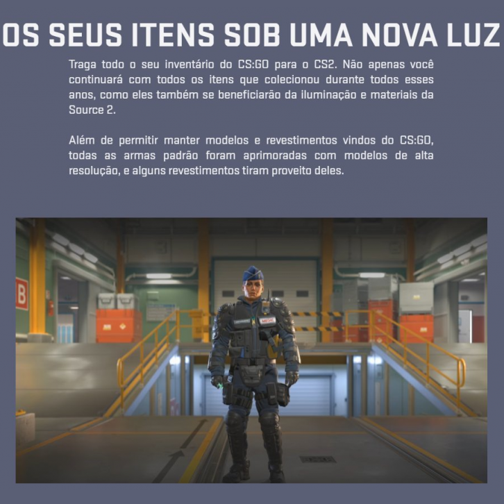 Confira comparativo entre gráficos de CS 2 e CS:GO