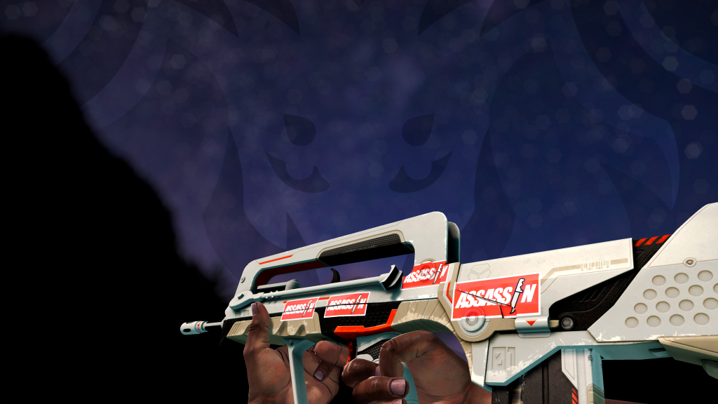 FAMAS Indústrias Mecha com adesivo Assassino