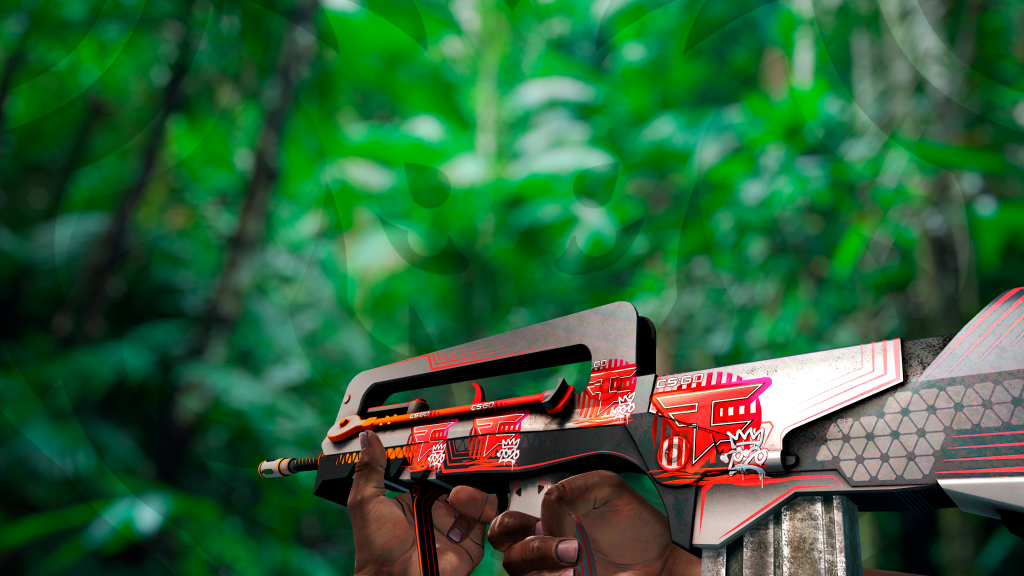 FAMAS Valência com adesivo FaZe