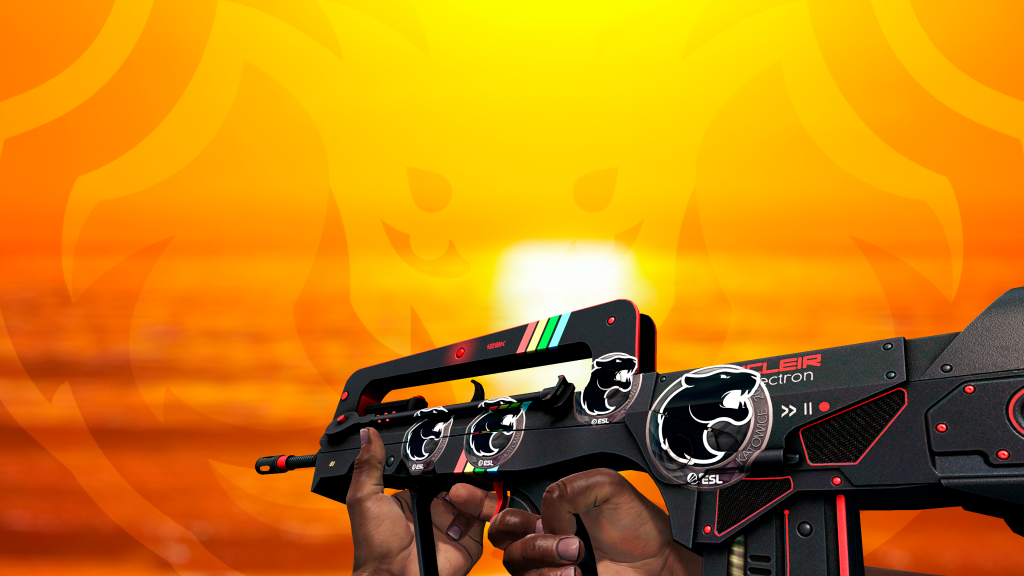 FAMAS ZX Espectro com adesivo Furia