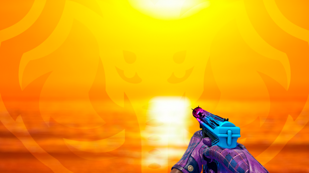 Tec-9 Dizimadora com Luva Xadrez Imperial