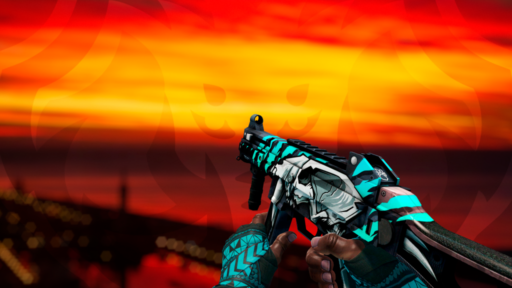 UMP-45 Sabre Primitivo com Faixas Superimpressão