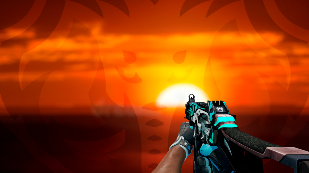 UMP-45 Sabre Primitivo com Luva Supercondutora