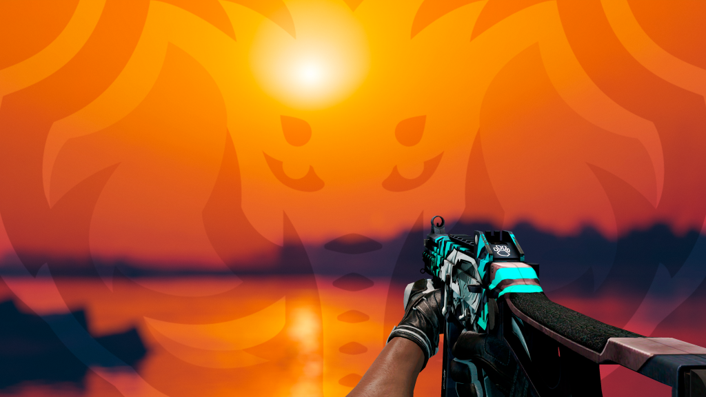 UMP-45 Sabre Primitivo com Luva Fumace