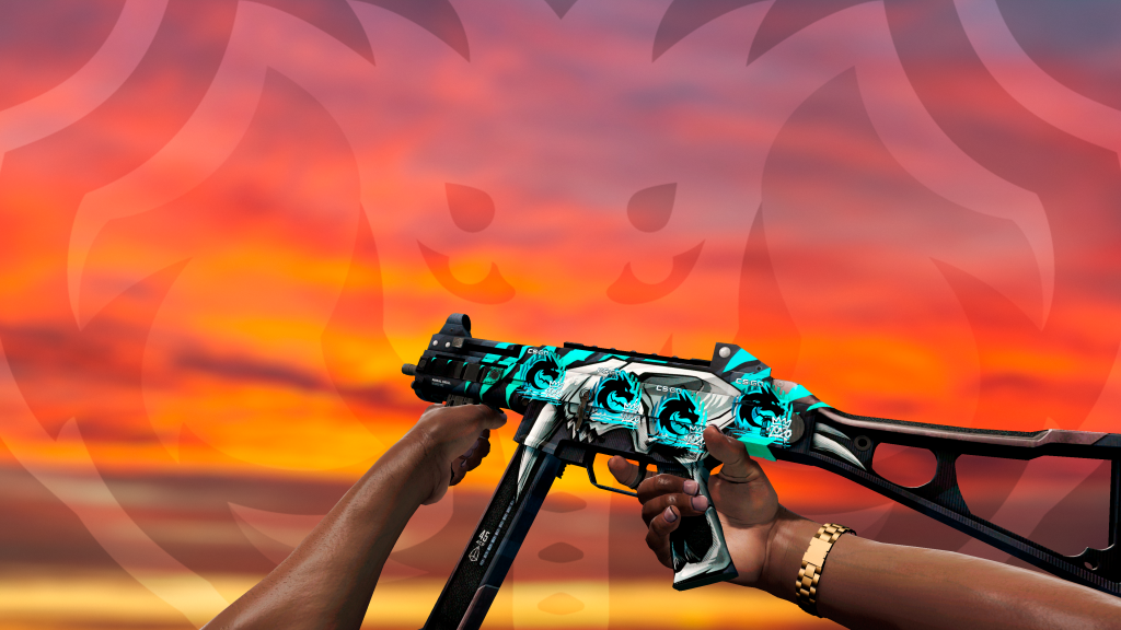 UMP-45 Sabre Primitivo com adesivo FURIA