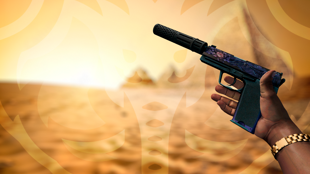 USP-S Lótus Negra BS