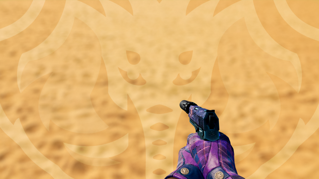 USP-S Lótus Negra com Luva Xadrez Imperial