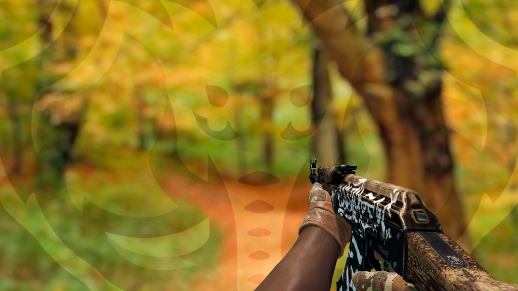 AK-47 Rebelde das Terras Devastadas com Luva Comboio