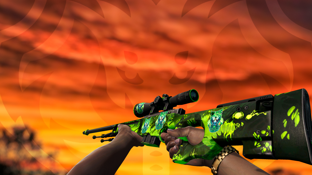 AWP Falha de Contenção com adesivo Nuke