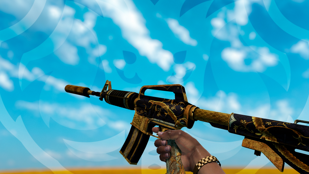 M4A1-S Espiral Dourada BS