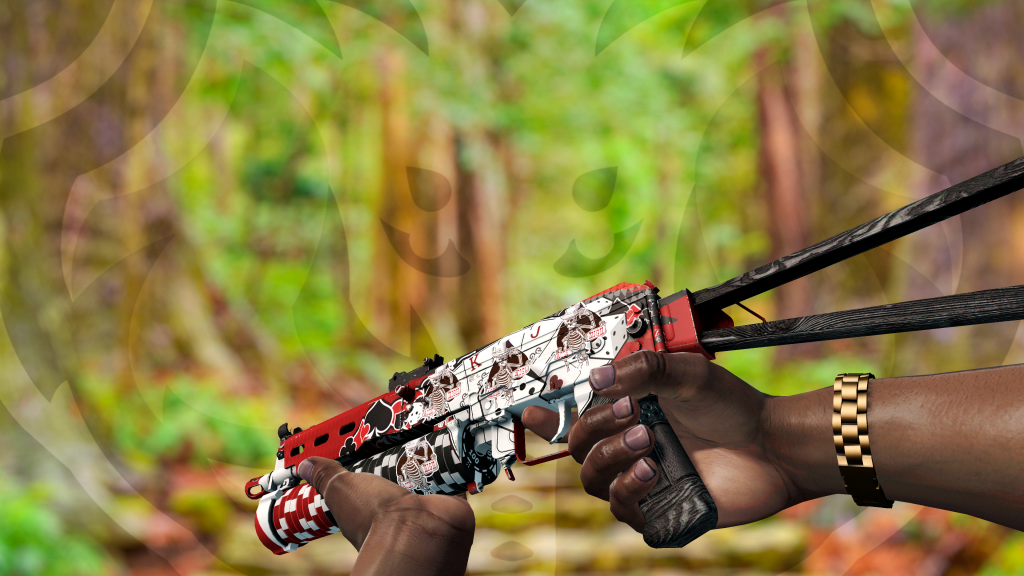 PP-Bizon Grande Apostador com adesivo As de Espadas