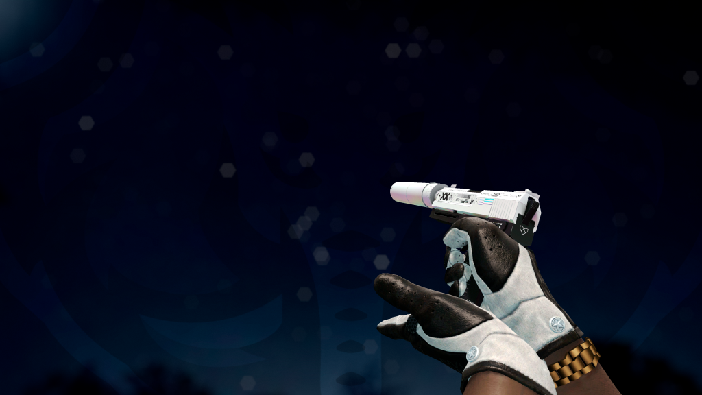 USP-S Cadeia de Caracteres com Luva Black Tie