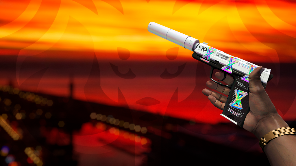 USP-S Cadeia de Caracteres com adesivo Runtime