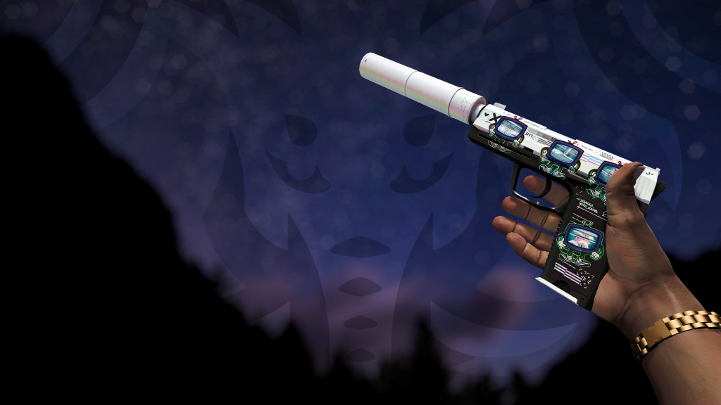 USP-S Cadeia de Caracteres com adesivo GO TV