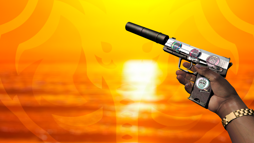 USP Inoxidável com adesivo BIG