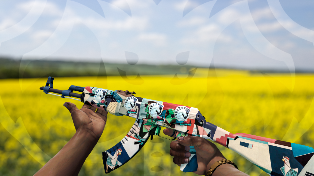 AK-47 MU53U com adesivo Liquid