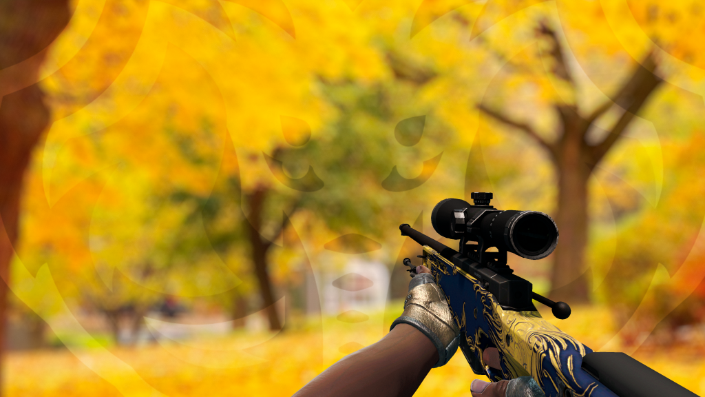 AWP Man-o’-war com Luva Bronzeada