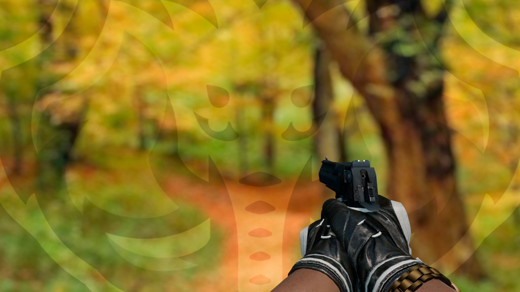 Desert Eagle Noite com Luva Fumacê