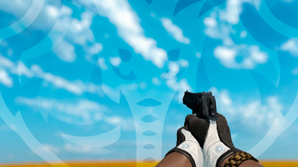 Desert Eagle Noite com Luva Black Tie