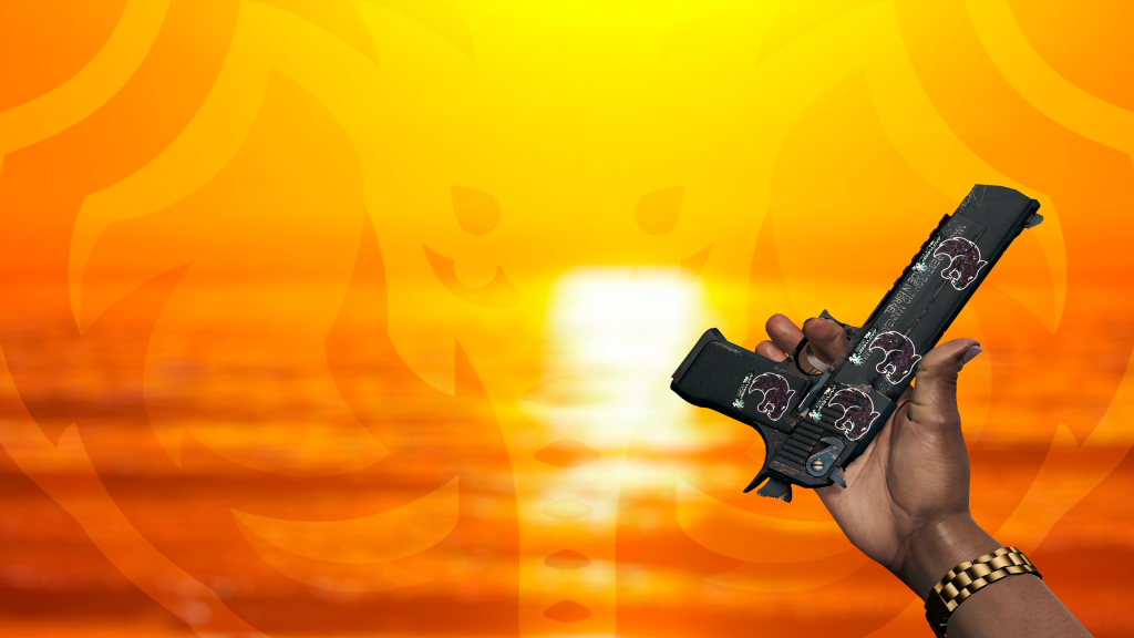 Desert Eagle Noite com adesivo Furia