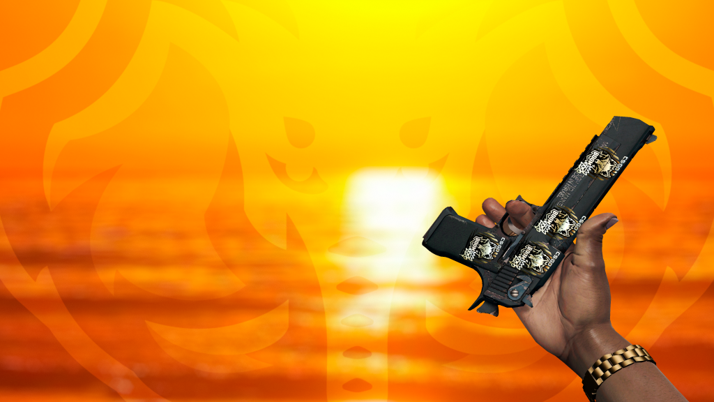 Desert Eagle Noite com adesivo Boom