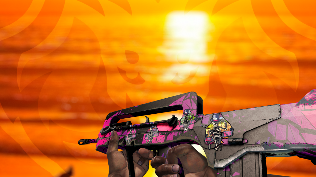 FAMAS Pulso com adesivo As de Espadas