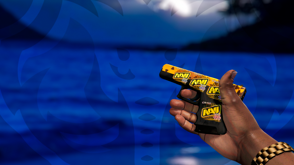 Glock-18 Reator com adesivo NaVi