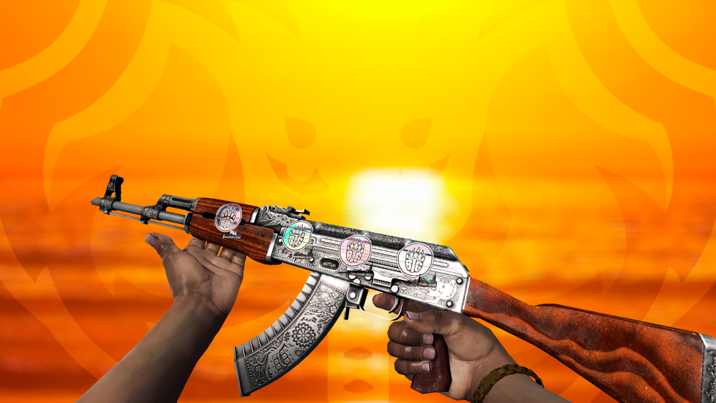 AK-47 Cartel com adesivo BIG