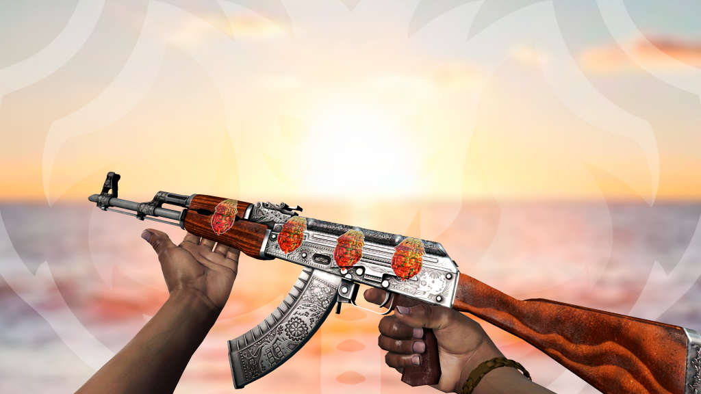 AK-47 Cartel com adesivo Aztec