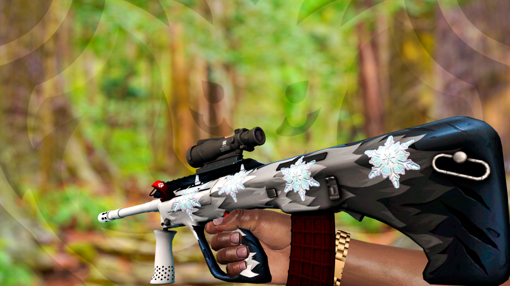 AUG Lobo Ártico com adesivo Nevasca