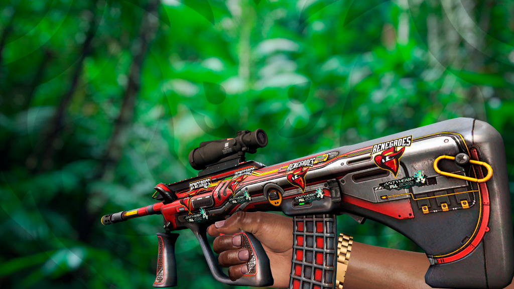 AUG Syd Mead com adesivo Renegades