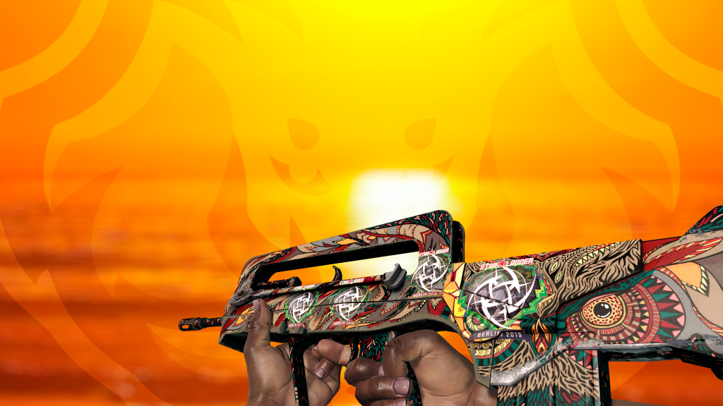 FAMAS Olho de Atena com adesivo Nip