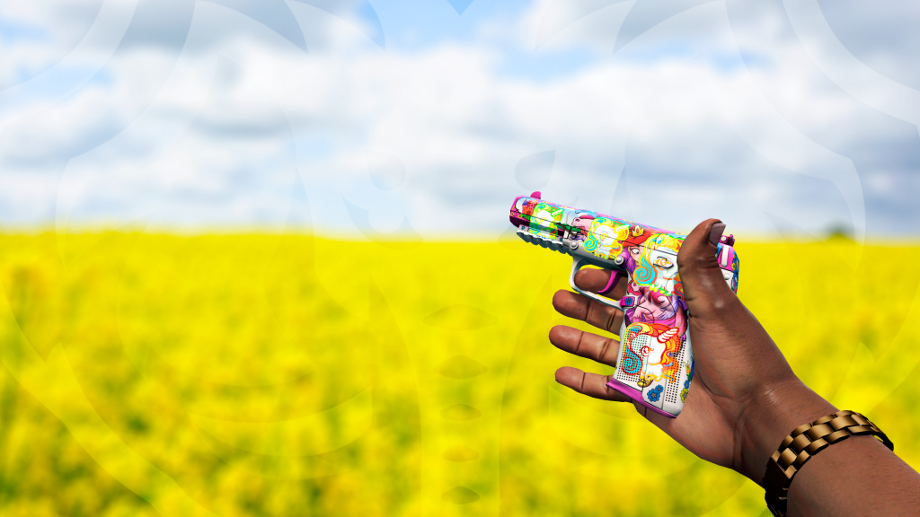 Five-SeveN Conto De Fadas com adesivo Unicornio