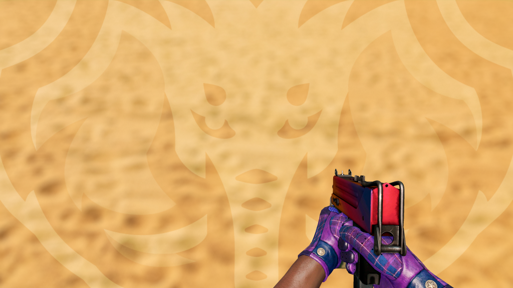 MAC-10 Degradê com Luva Xadrez Imperial