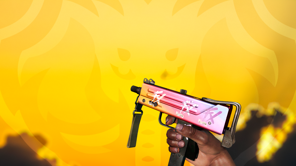 MAC-10 Degradê com adesivo Fluxo