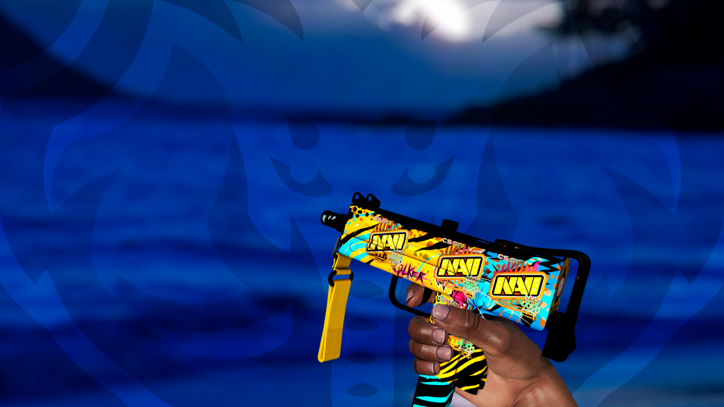 MAC-10 Perseguidora com adesivo NaVi