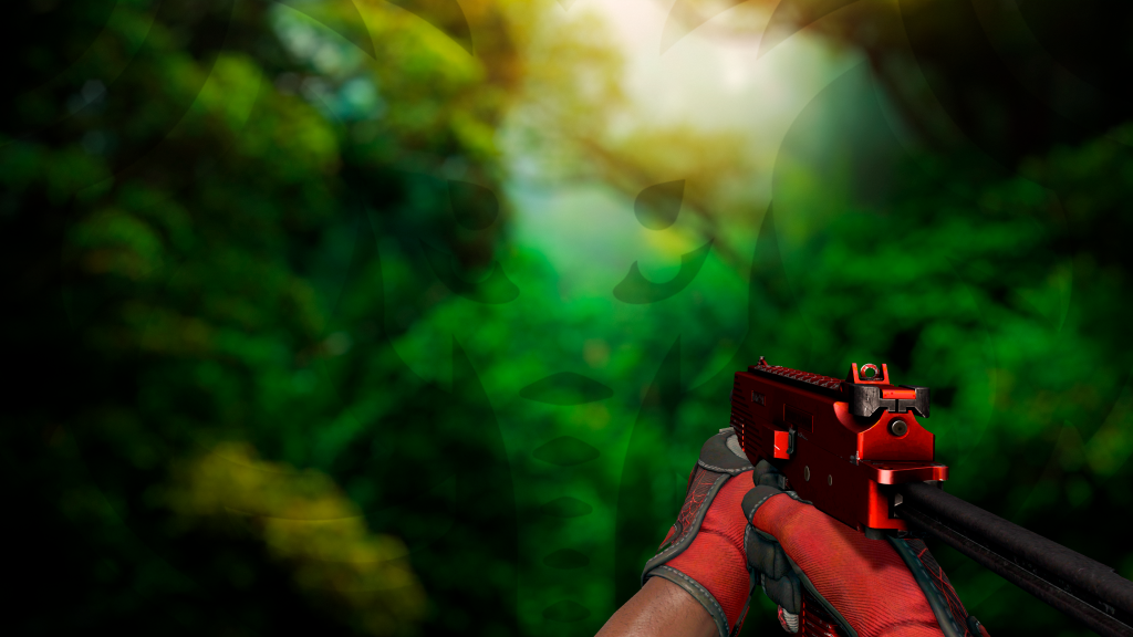 MP9 Arma Esportiva com Luva Teia Rubra