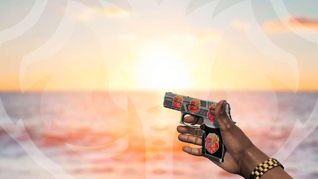 P250 Cartel com adesivo Aztec