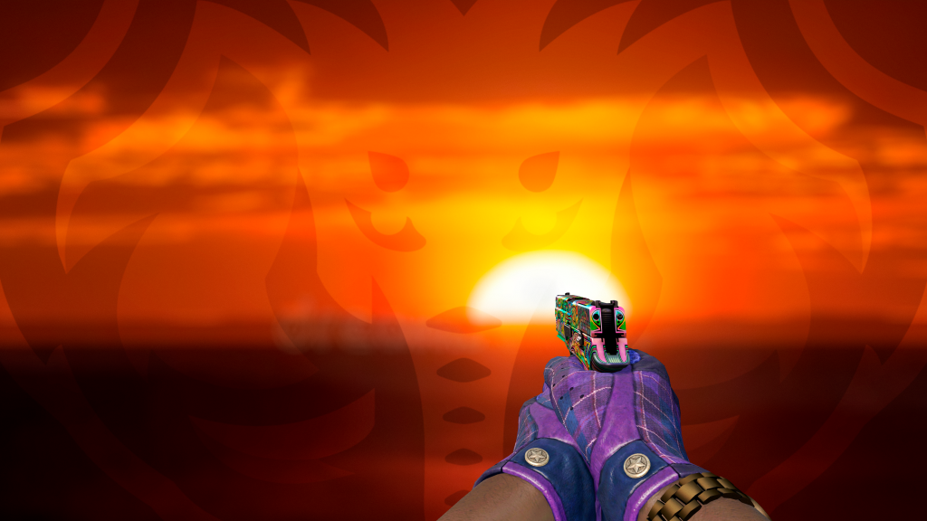 P250 Visões com Luva Xadrez Imperial