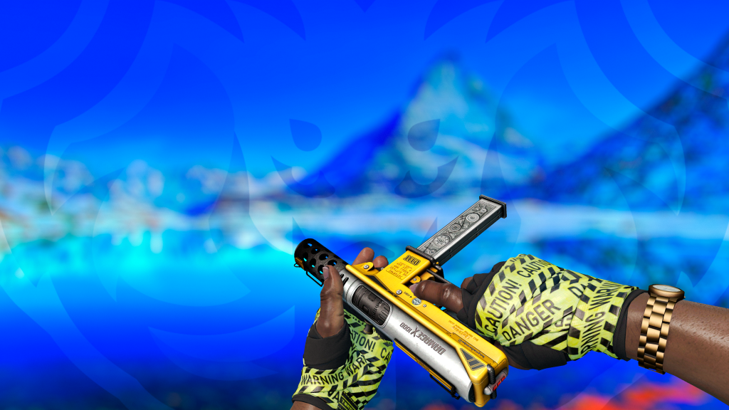 Tec-9 Bomba De Combustível com Faixas Cuidado