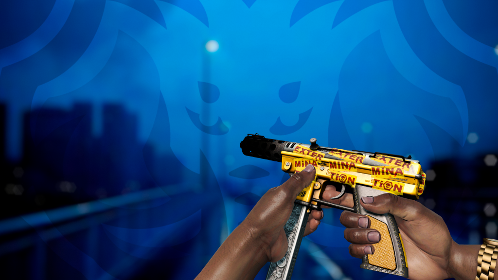 Tec-9 Bomba De Combustível com adesivo Exterminação