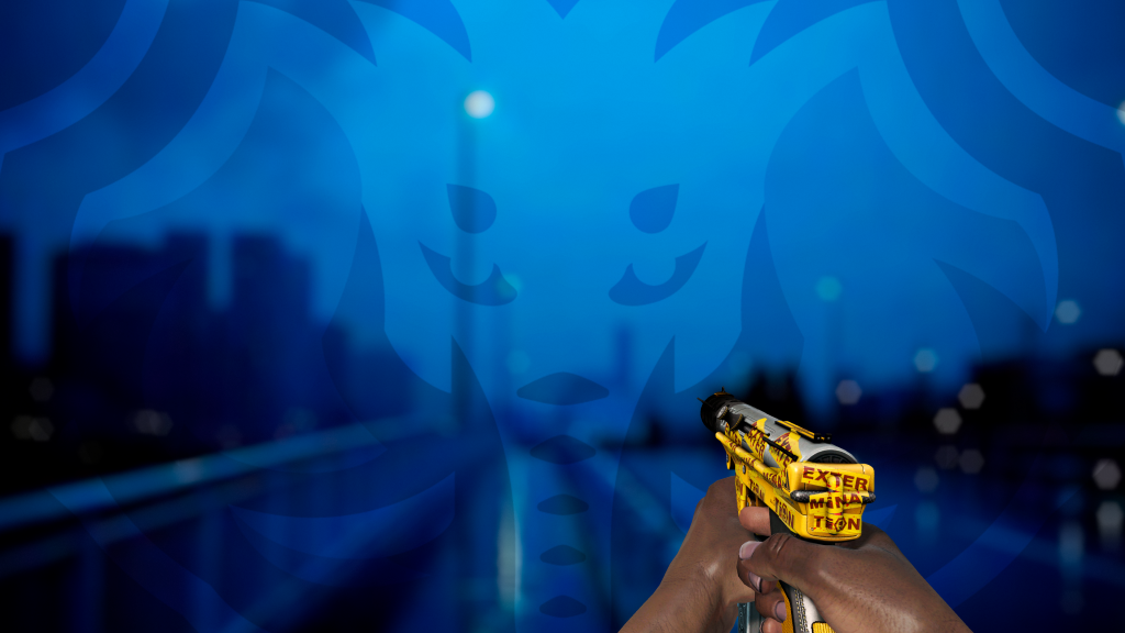 Tec-9 Bomba De Combustível com adesivo Exterminação