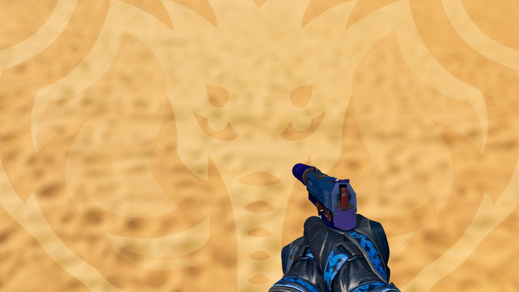 USP-S Azul Real com Luva Poligono