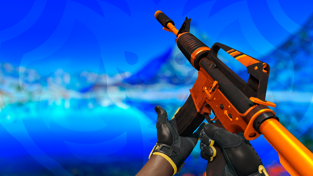 M4A1-S Fusão Atômica com Luva Omega