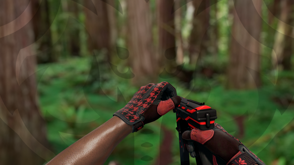 Tec-9 Isaac com Luva Shemagh Escarlate