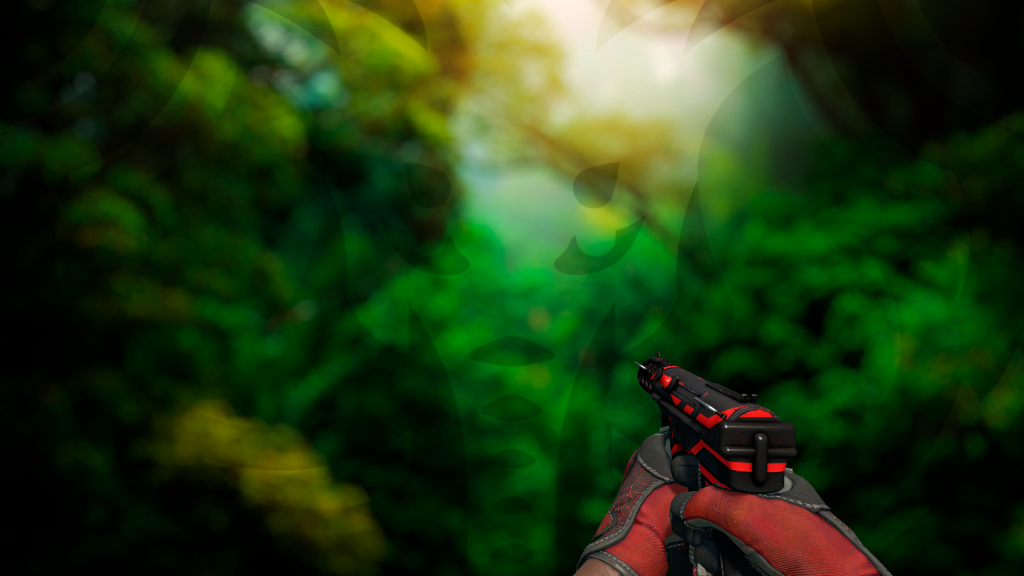 Tec-9 Isaac com Luva Teia Rubra