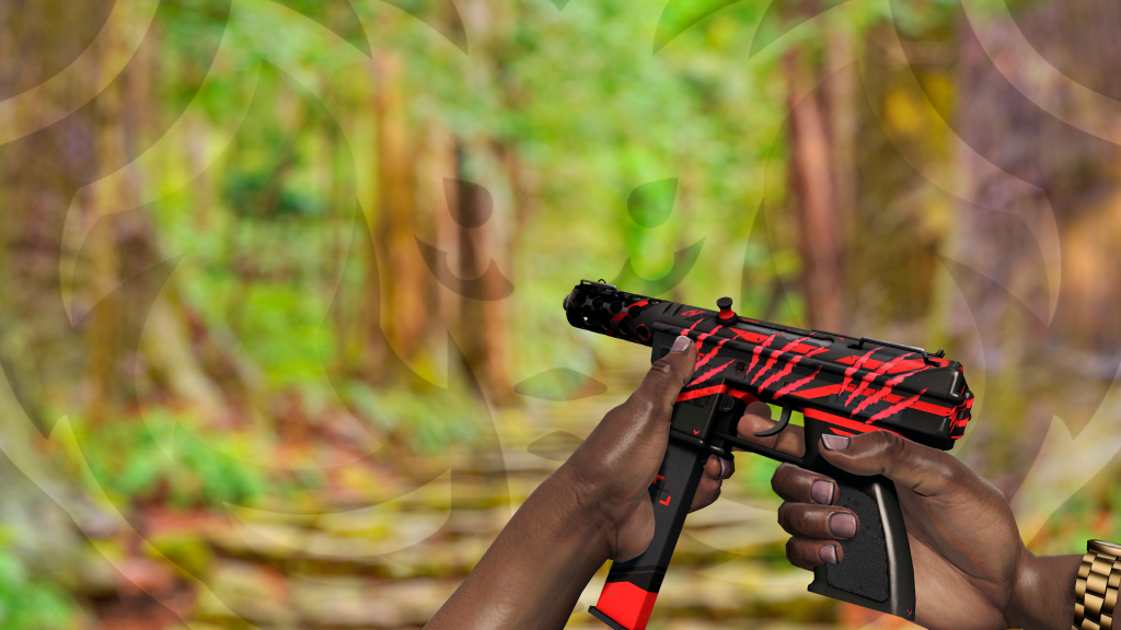 Tec-9 Isaac com adesivo Marcas de Guerra