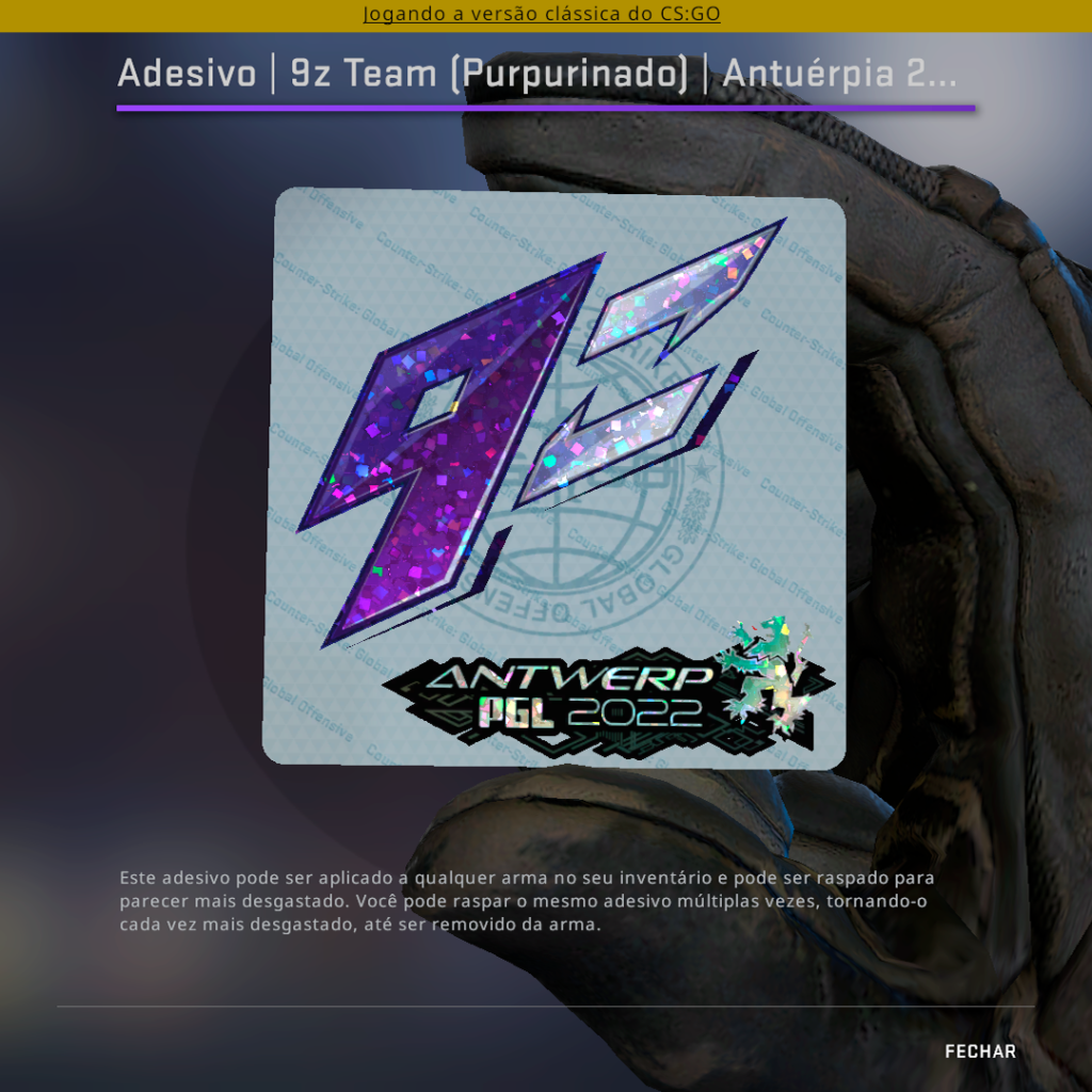 9z Glitter Antwerp 2022 CSGO